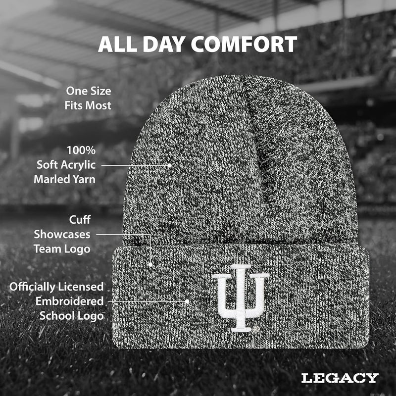 Legacy NCAA Officially Licensed Ribbed Knit Cuff Beanie, Unisex, One Size Fits Most - Image 2
